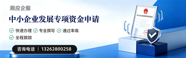 清远中小企业发展专项资金申报服务