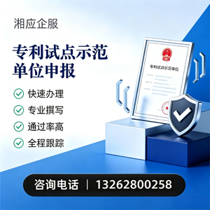 清远专利试点示范单位申报服务